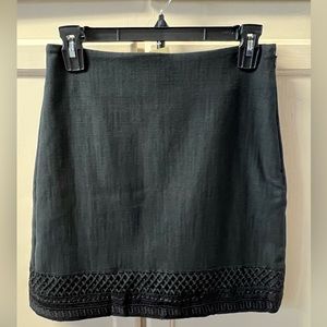 Loft Petites NWT Black Skirt